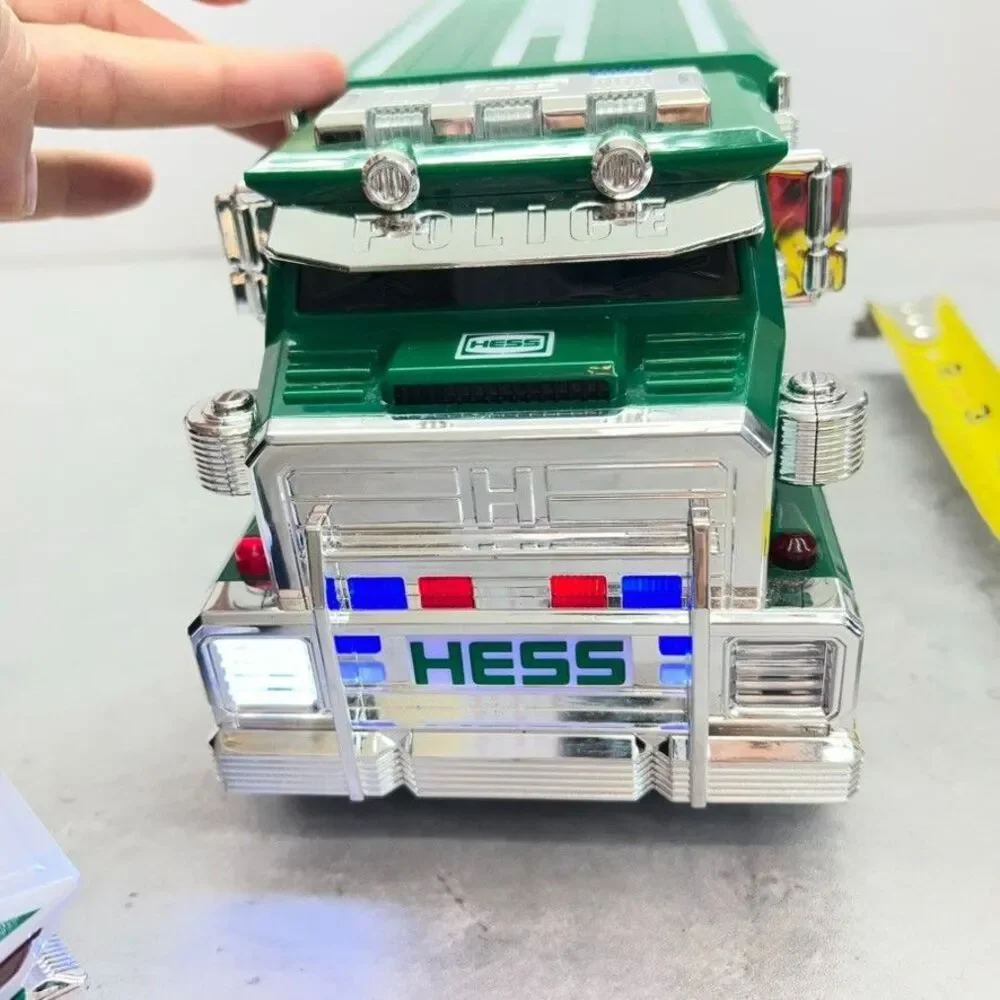 Hess 2023 Police Truck and Cruiser Collectible Toy Set With Lights And Sirens
